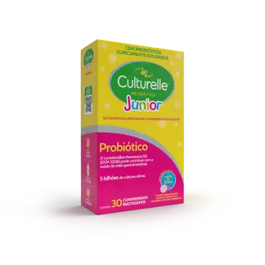 imagem de Culturelle® probiótico junior com 30 comprimidos mastigáveis EMS